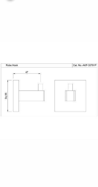 Robe Hook | Model : AKP-BCH-35791P