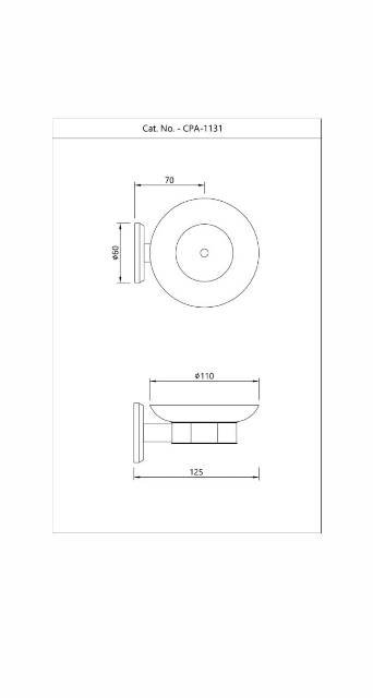 Soap Dish Holder | Model : CPA-CHR-1131