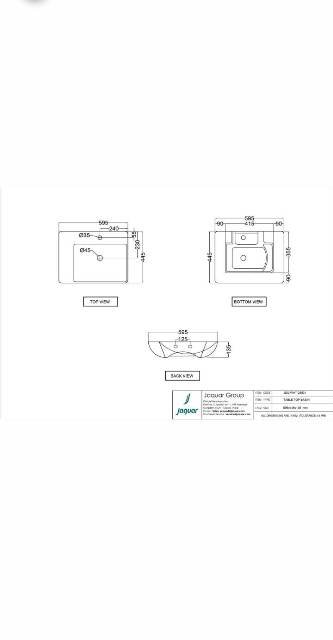 Table Top Basin | Model : JDS-WHT-25931