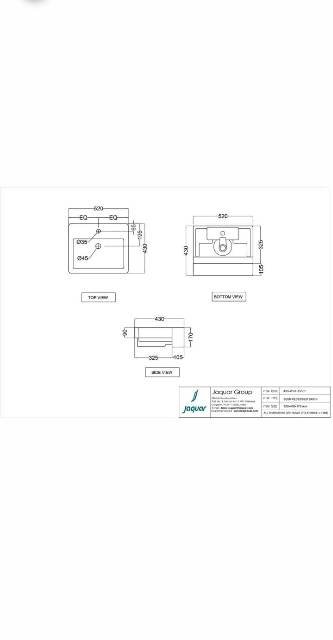 Semi Recessed Basin | Model : JDS-WHT-25501