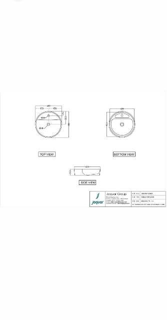 Thin Rim Table Top Basin | Model : JDS-WHT-25939