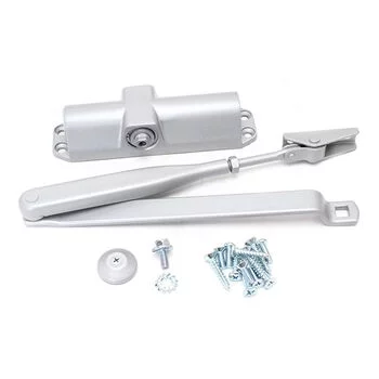 OZONE OVERHEAD DOOR CLOSER (SCISTAINLESS STEELOR ARM) NSK-580-11 Std. Silver OZONE Model: NSK-580-11 STD. SILVER