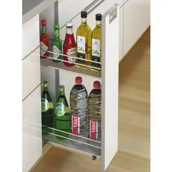 HETTICH CARGO IQ 200 (BOTTLE PULL OUT - 2 TIER) FOR CABINET WIDTH 150MM HETTICH Model: 9161045