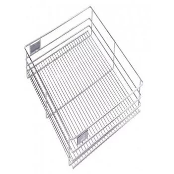 HETTICH CARGOTECH PLAIN WIRE BASKET (FOR 500MM DEPTH) (536 X 500 X 100) CAB.600MM (21 HETTICH Model: 9156388