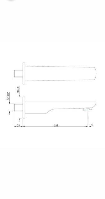 Kubix Prime Bath Tub Spout | Model : SPJ-SSF-35429PM