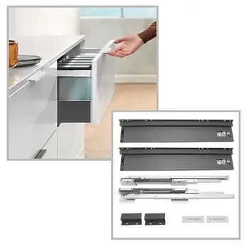 EBCO PRO-MOTION DRAWER SYSTEM S2 SERIES AT 90500, 50KG DRAWER BOX SYSTEMS EBCO Model: PMDS1-50-S2