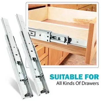 EBCO SLEEK TELESCOPIC DRAWER SLIDES - (I) 35 200MM ZW EBCO | Model: STDS20-I-35