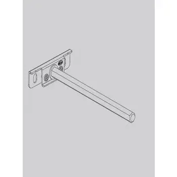 EBCO WALL SHELF ROD - ADJUSTABLE 250MM EBCO | Model: WSRA-250