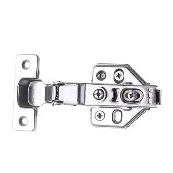 EBCO SS SOFT CLOSE HINGE SLOW MOTION HALF OVERLAY - SS304 - WITH EBCO Model: HSM2M1-SS