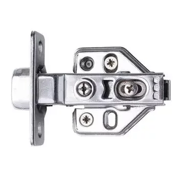 EBCO SS SOFT CLOSE HINGE SLOW MOTION HALF OVERLAY - SS304 - WITH EBCO Model: HSM2M1-SS