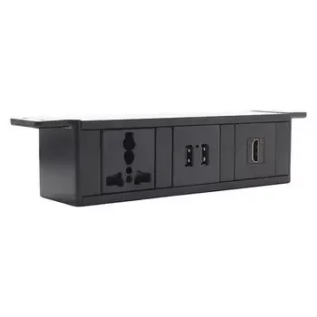 EBCO ELECTRIC BOX - CEILING MOUNT (WITH 1 UNIVERSAL POWER SOCKET + 2 USB FAST CHARGER+1 HDMI) EBCO | Model: EBS-CM1