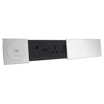 EBCO ELECTRIC BOX - FLIP UP (WITH 1 UNIVERSAL POWER SOCKETS + 2 USB FAST CHARGER + 1 HDMI + 1 VGA)EBS-SO2 EBCO | Model: EBS-SO2