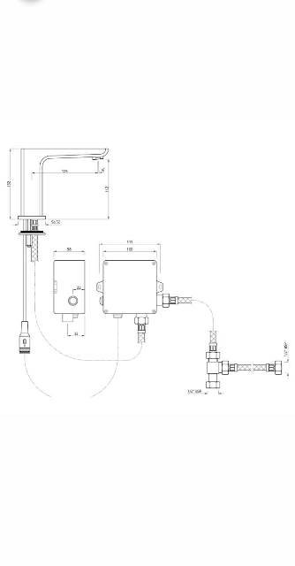 Sensor Faucet For Wash Basin | Model : SNR-GDS-35019PMPK