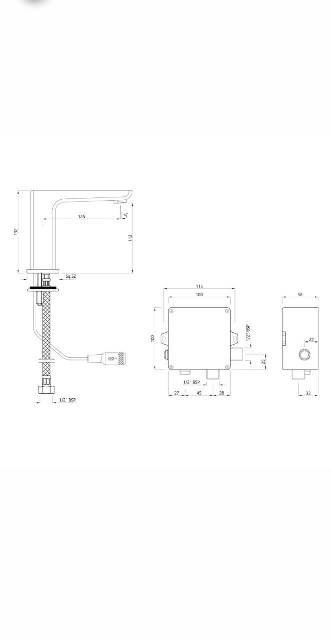 Sensor Faucet For Wash Basin | Model : SNR-GLD-35019PM