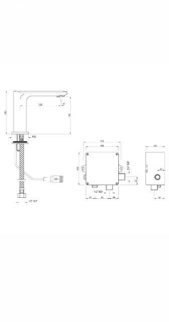 Sensor Faucet For Wash Basin | Model : SNR-GRF-15019PM