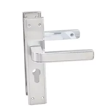 QUBA ELEGANT COMBO WITH BACK PLATE 10MM Q-428-08KK-SS/CP LEVER HANDLES QUBA Model: Q-428-08KK-SS/CP