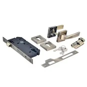 QUBA ELEGANT COMBO WITH ROSE Q-445-ORLK-AB LEVER HANDLES QUBA | Model: Q-445-ORLK-AB