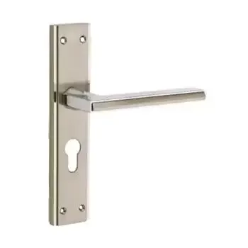 QUBA ELEGANT COMBO WITH BACK PLATE Q-437-10KK-SS/CP LEVER HANDLES QUBA | Model: Q-437-10KK-SS/CP