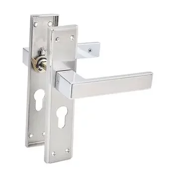 QUBA ELEGANT COMBO WITH BACK PLATE Q-410-08KK-SS/CP LEVER HANDLES QUBA | Model: Q-410-08KK-SS/CP