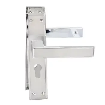 QUBA ELEGANT COMBO WITH BACK PLATE Q-410-08KK-SS/CP LEVER HANDLES QUBA | Model: Q-410-08KK-SS/CP