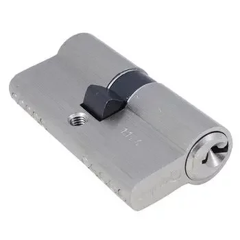 QUBA CYLINDER BOTH SIDE REGULAR KEY Q-10KK-60-STAINLESS STEEL QUBA | Model: Q-10KK-60-SS