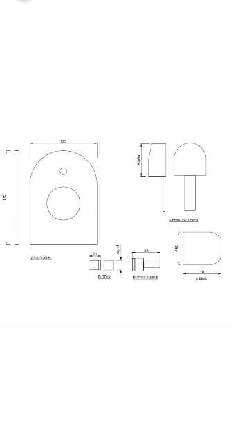 Single Lever Exposed Parts Kit | Model : DRC-CHR-37079NK