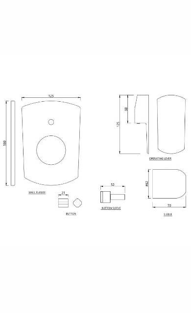 Single Lever Exposed Parts Kit Of Hi-Flow Diverter | Model : KUP-BCH-35079NKPM