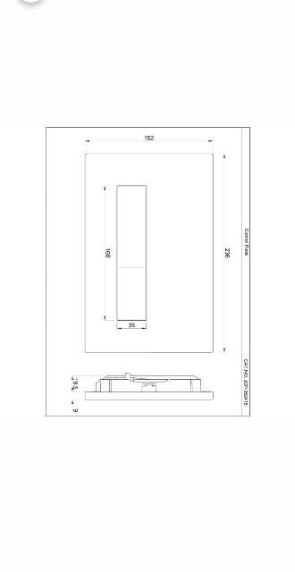 Control Plate Kubix | Model : JCP-WHM-352415