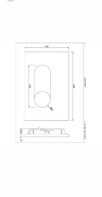 Control Plate Ornamix Prime | Model : JCP-BLM-102415