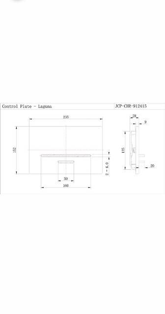 Control Plate Laguna | Model : JCP-BCH-912415