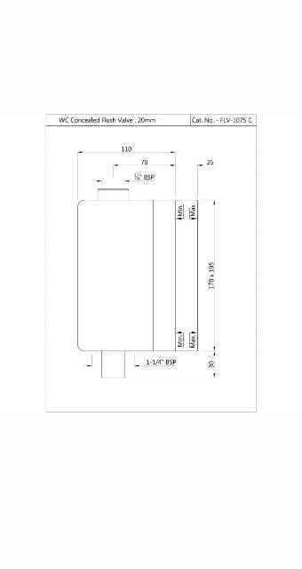 I - Flush With Concealed Body | Model : FLV-GLD-1075N