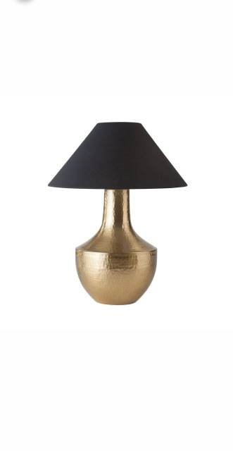 Hammered Pattern Table Lamp | Model : DTL-BRS-TL1300H