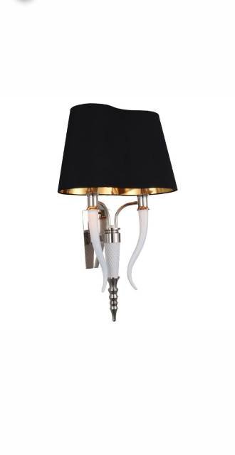 Black Fabric Wall Lamp | Model : DWL-CHR-WL1128W