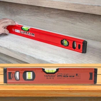 TPRIA SPIRIT LEVEL S 300MM (1MM ACCURACY WITHOUT MAGNET) TAPARIA Model: SL 1012