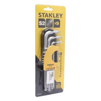 STANLEY 9 PC LONG SPHERIC-HEAD HEX KEY SET STANLEY Model: STMT94162-8