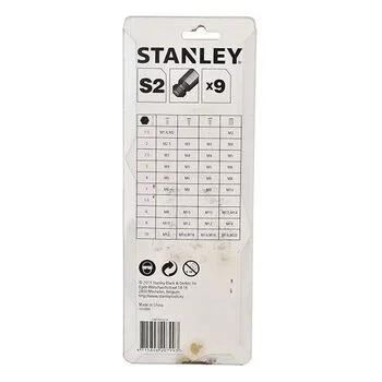 STANLEY 9 PC LONG SPHERIC-HEAD HEX KEY SET STANLEY Model: STMT94162-8