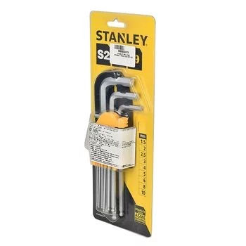 STANLEY 9 PC LONG SPHERIC-HEAD HEX KEY SET STANLEY Model: STMT94162-8