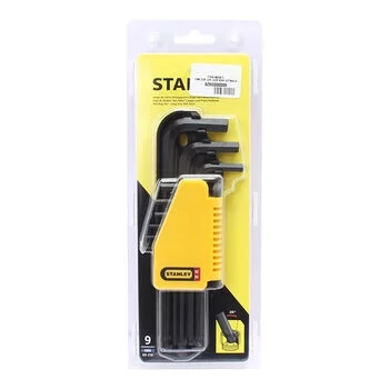 STANLEY HEX KEY SET 9PC MET L/ARM BALL STANLEY Model: 69-256