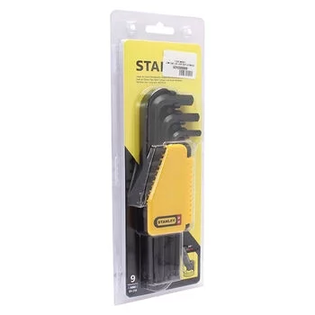 STANLEY HEX KEY SET 9PC MET L/ARM BALL STANLEY Model: 69-256