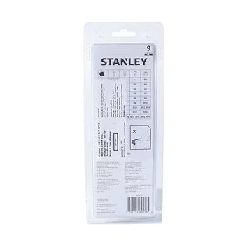 STANLEY HEX KEY SET 9PC MET L/ARM BALL STANLEY Model: 69-256