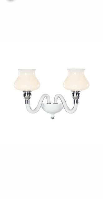 2 LT White Pitcher Wall Lamp | Model : DWL-WTC-MB150300082A