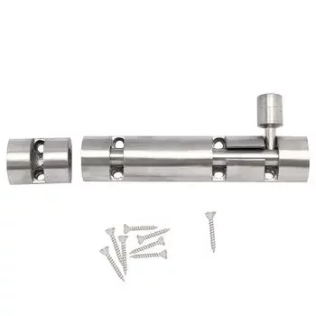 SUZU HALF ROUND BARREL TOWER BOLT 10MM DH037 100MM (4) SUZU Model: DH037