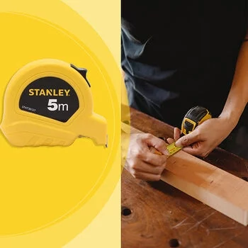 STANLEY STANLEY SHORT TAPE RULES 5M/16 X 19MM STANLEY Model: STHT36127-812