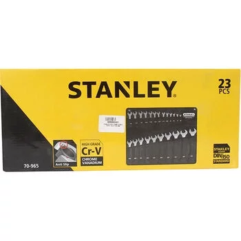 STANLEY 23PC COMB SPANNERS SET(6-25,27,30,32MM) STANLEY Model: 70-965E