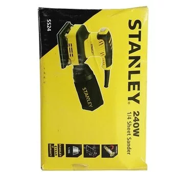 STANLEY 240W 1/4 SHEET SANDER STANLEY Model: SS24-IN