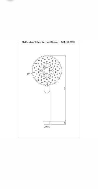 Hand Shower | Model : HSH-CHR-1939