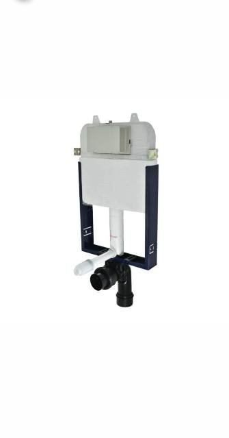 Single Piece Slim Concealed Cistern With Wall Mounting Frame Model Jcs Wht 2400ws