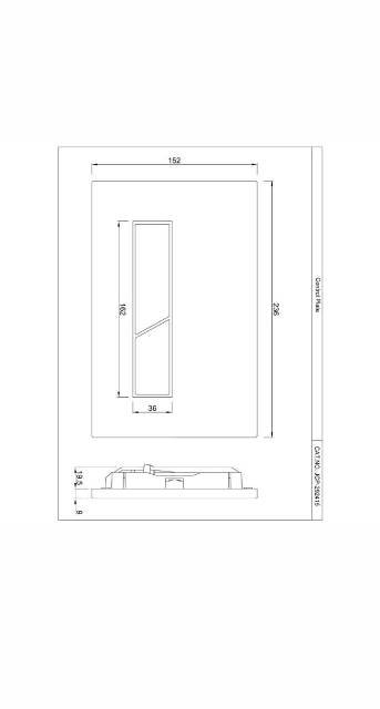 Control Plate Fusion | Model : JCP-CHR-292415