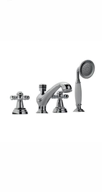 4-Hole Bath Tub Mixer | Model : QQT-CHR-7277