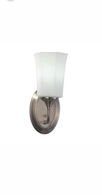 1 Light Opal Glass Wall Lamp | Model : DWL-CHR-MB14048T1E27